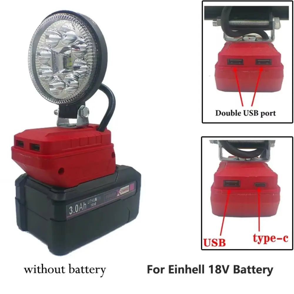 Power Tool Parts LED Work Light Universal High Brightness Po