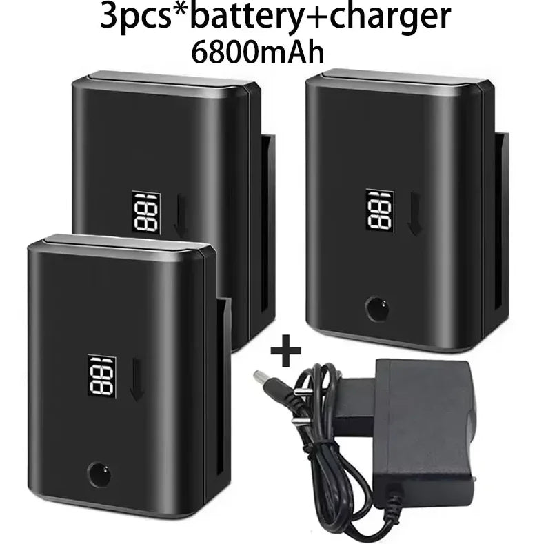 3.7V 6800mah 100% New Chargeable High Power Battery for 360 Laser Level Building Tools for Levelling 3D 12 Line Powerful Green