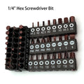8pcs 1/4 Screwdriver Bit Set S2 25mm Cross Hexagonal Torx wi