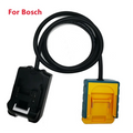 Battery Extension Cable Adapter for DEWALT/Makita/MILWAUKEE/Bosch 18v 20V Lithium Battery Belt Battery Adapter
