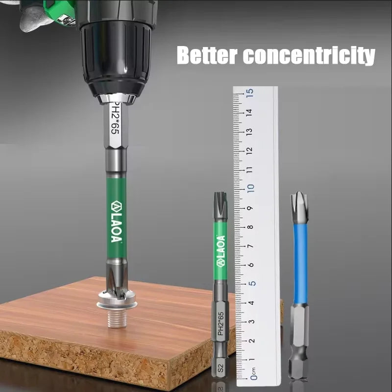 LAOA Strong Magnetic Phillips Screwdriver S2 Screwdriver Bit