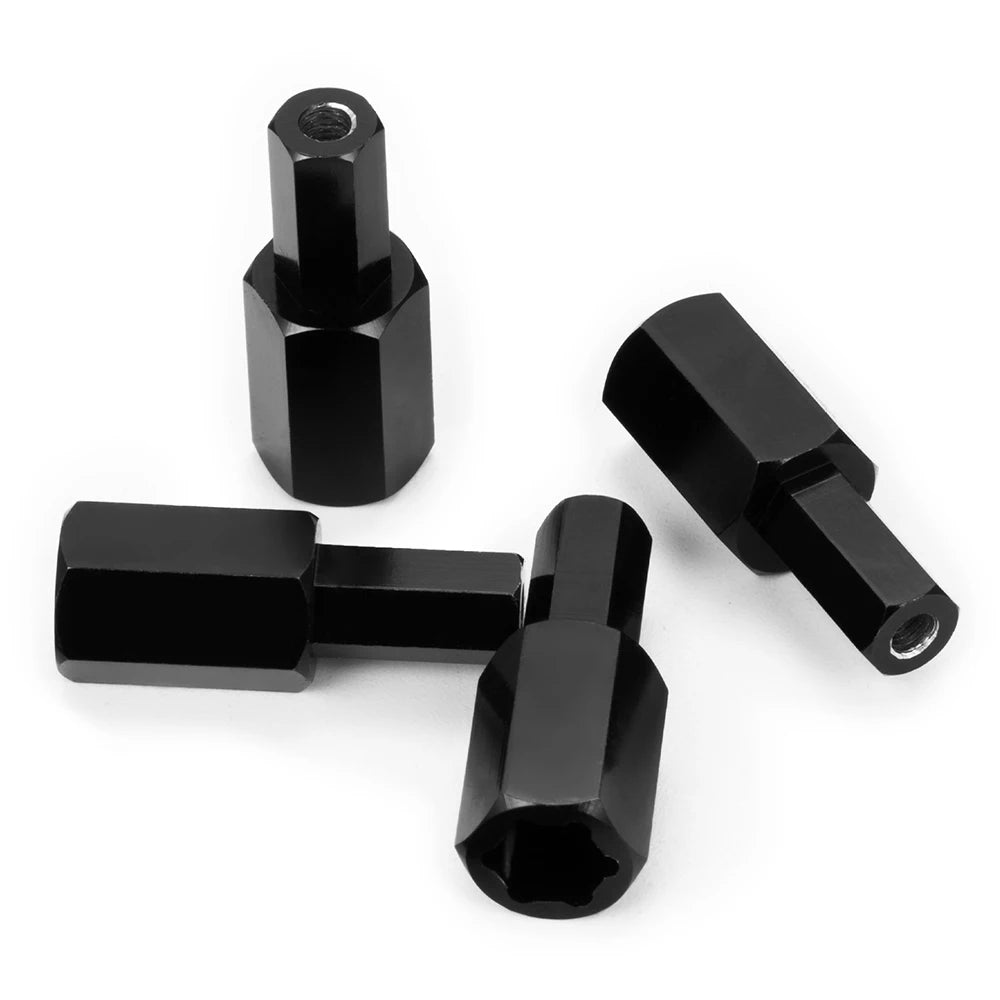 AXSPEED 4Pcs 5mm to 5mm Wheel Hex Hub Adapters for WPL C34 C