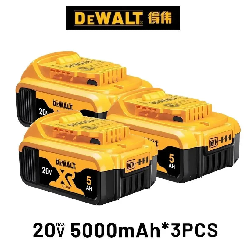 100% Original DeWALT 20V 6000mAh Power Tool Battery DCB206 DCB205 DCB200 DCF887 DCG405 DCD791 DCF922 DCF850 DCD805 Tool Battery