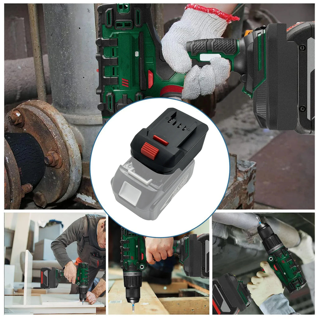 NEW Battery Adapter Converter for Bosch/Makita/Milwaukee/Dew
