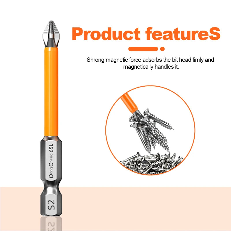 Anti Slip Bits Magnetic Screwdriver Bit Set S2 Alloy Steel I
