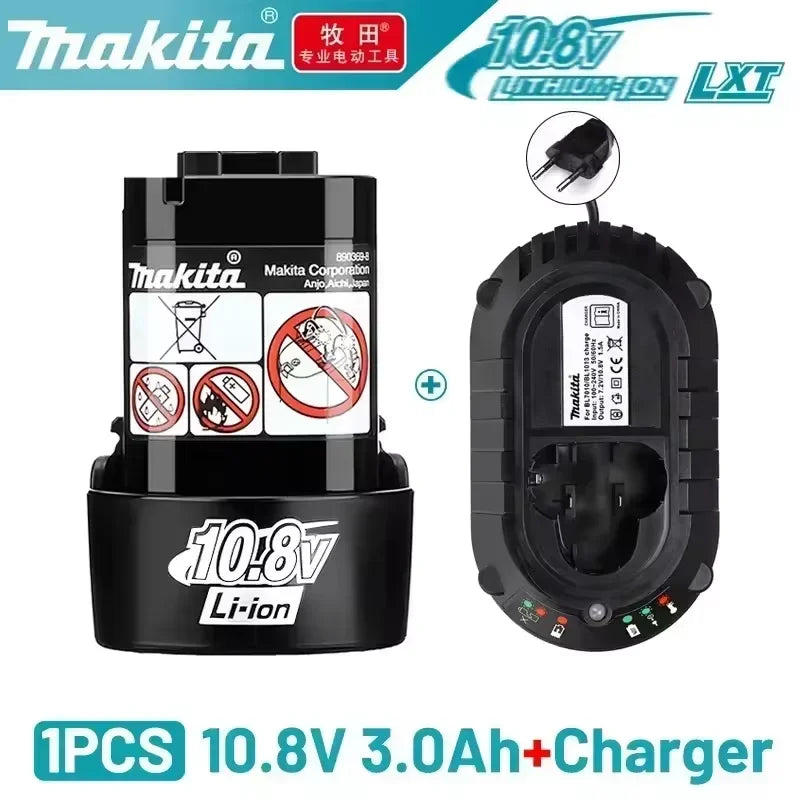 Makita 10.8V Original Battery BL1013 BL1020 BL1030 DF030D Makita 10.8V/12V Charger Replacement Tool 10.8V Makita Battery