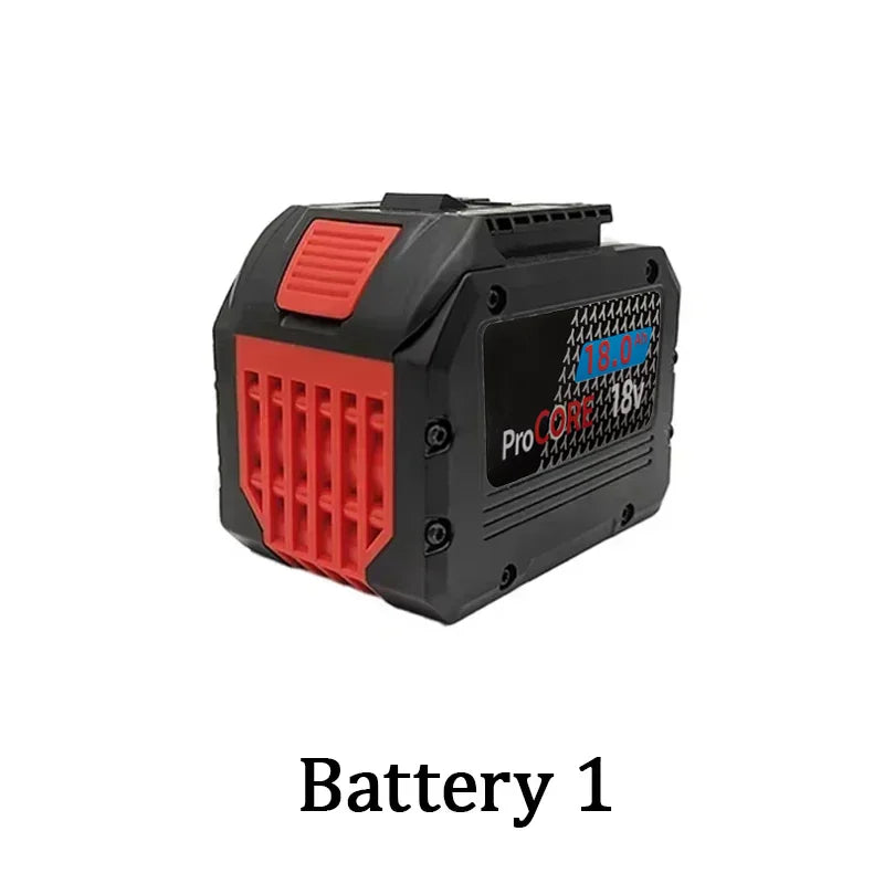 18.0mAh ProCORE Battery Replacement Suitable for 18V Bosch Tool Battery BAT618 GBA18V BAT609 21700 High-power 10C BOSCH Battery