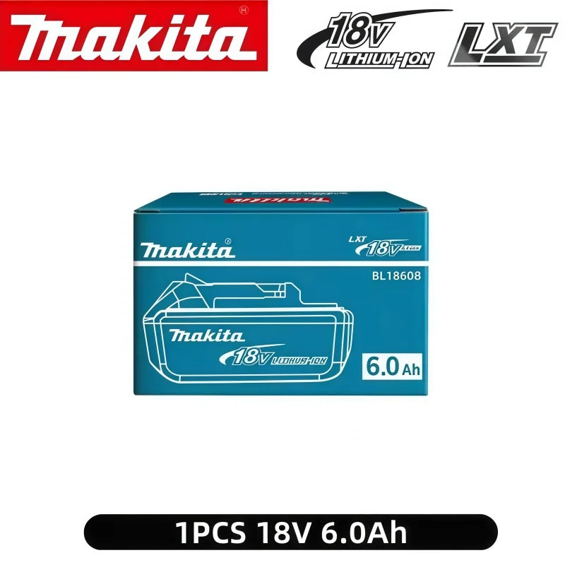 Genuine 6AH Makita BL1860 6Ah Battery Power Tools Li-ion Replacement LXT BL1850 BL1840 for 18V Screwdriver with BMS 18V Battery