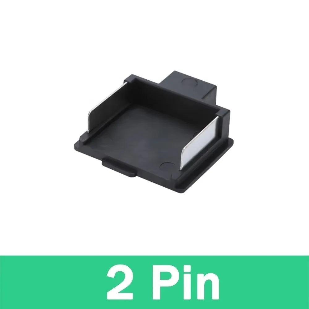 Black 2/3Pin ABS Battery Connector Battery Clip Connector Multifunctional Terminal Block Electrical Power Tools Accessories