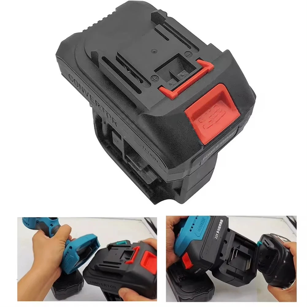 NEW 2 In1 Battery Converter for Makita 21V Battery to for Ma