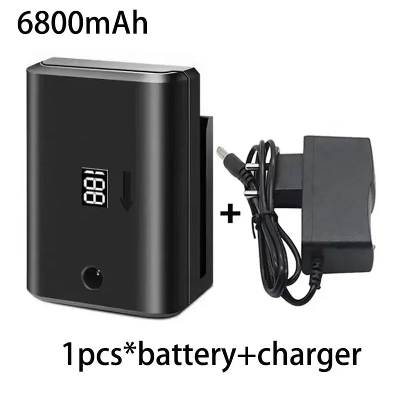 3.7V 6800mah 100% New Chargeable High Power Battery for 360 Laser Level Building Tools for Levelling 3D 12 Line Powerful Green