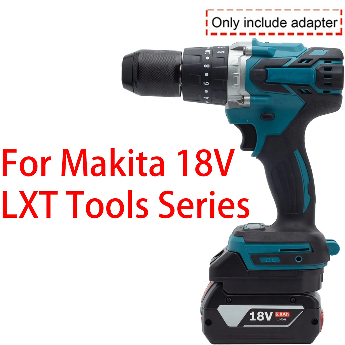 Battery Adapter Converter For Makita 18V LXT Li-ion Tool To 