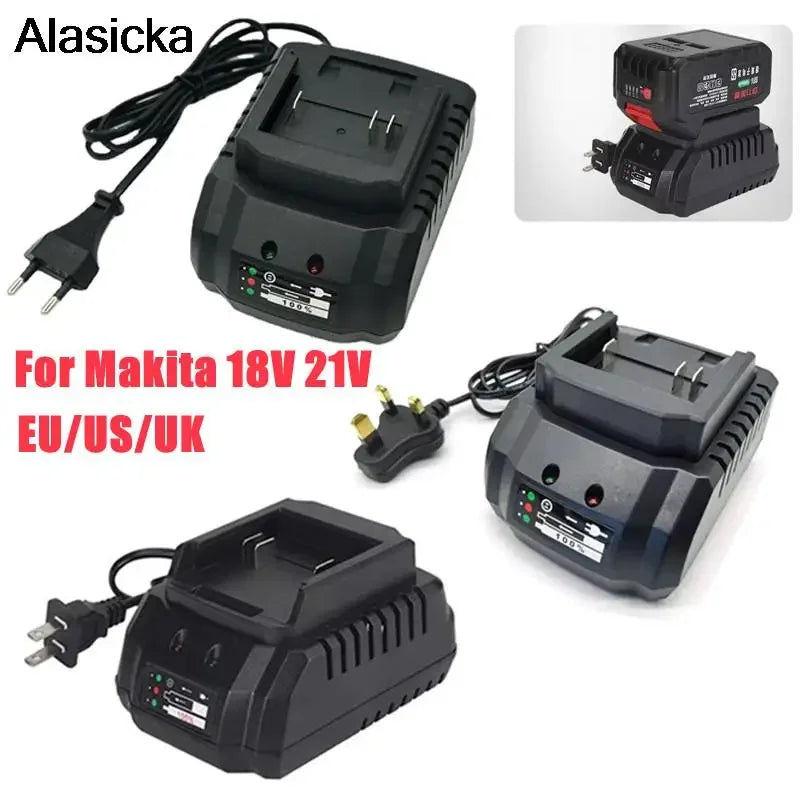 18V 21V Battery Charger EU/US/UK Plug Power Tool Portable Hi