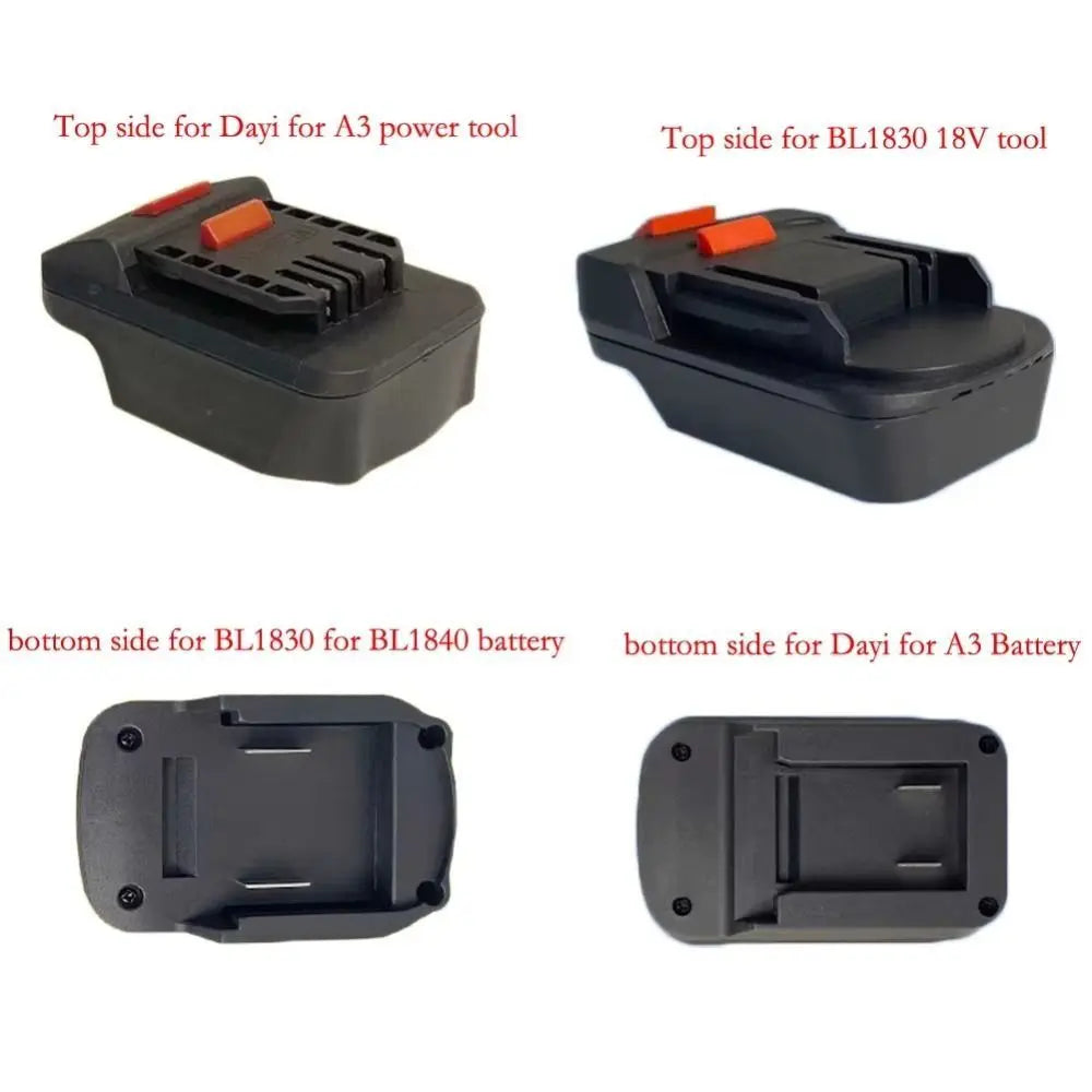 New 2 in 1 Lithium Battery Converter 18V Plastic Converter B