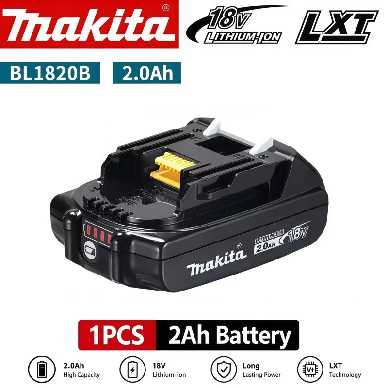 2026 New Makita 6Ah for Makita 18V Power Tool Battery BL1840 BL1830B BL1850B BL1850 BL1860 BL1815 Replacement Lithium Battery