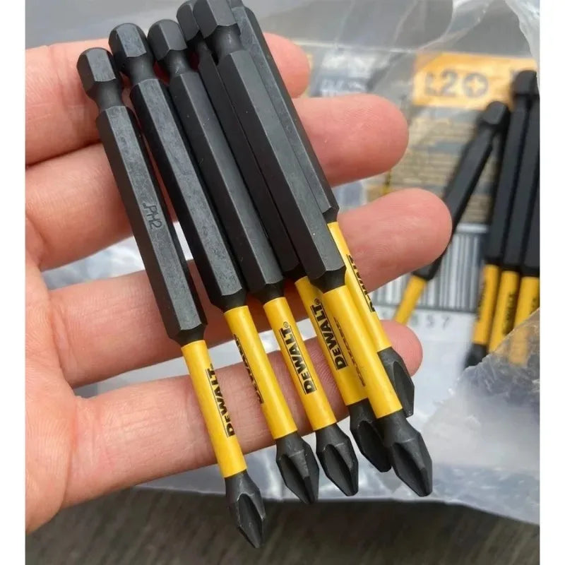 DEWALT DWA3PH21RB PH2 Impact Bits Set - 1/5PCS 89mm High Har