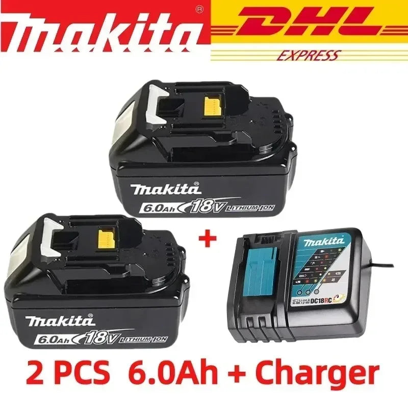 100% Original Makita Battery 18V 6000mAh BL1860B Rechargeable Battery Replace BL1850B BL1830B LXT400 For Makita 18V Power Tools