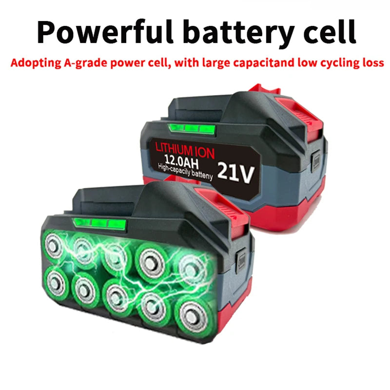 Original for Makita 21V Battery 6.0AH 12.0AH Power Tool Lith