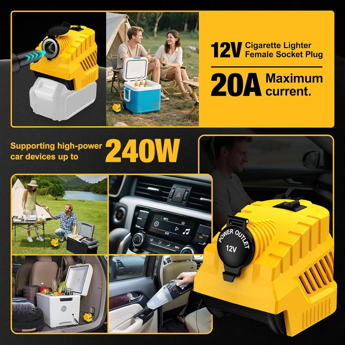 18V To 12V Step Down Buck Converter Fit For Makita/Milwaukee
