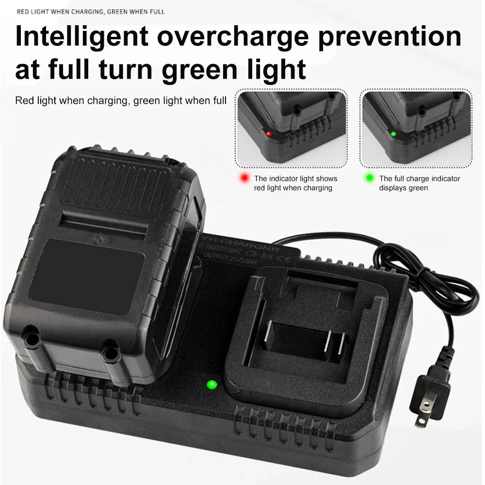 Fast Dual Slot Battery Charger Compatible With BL1415 BL1815