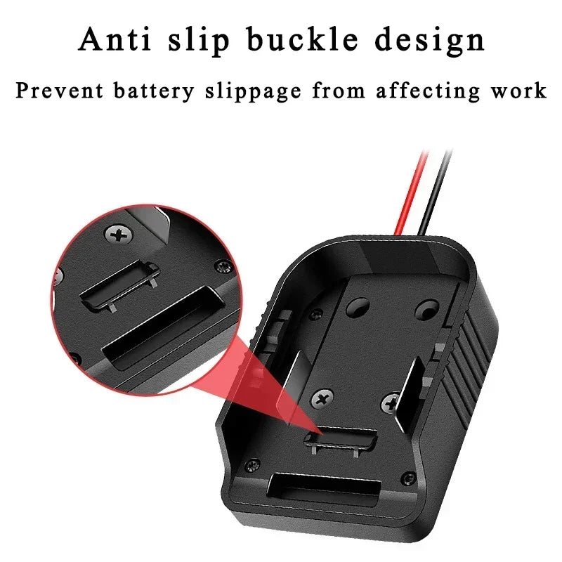Li-ion Battery Power Supply Mount Connector DIY Adapter Dock