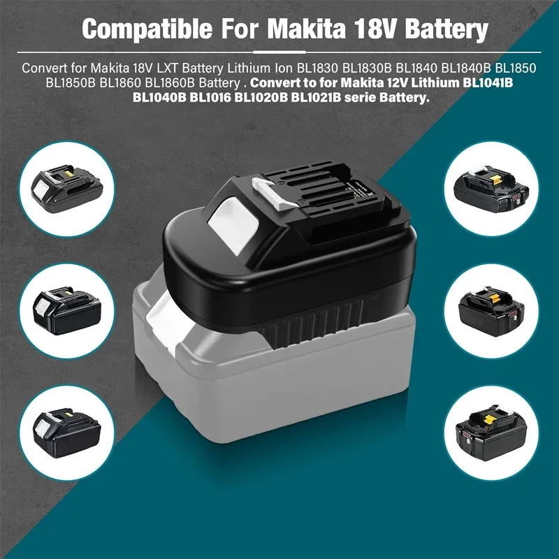 Adapter for Makita 18V to 12V for Makita 18V Battery Convert