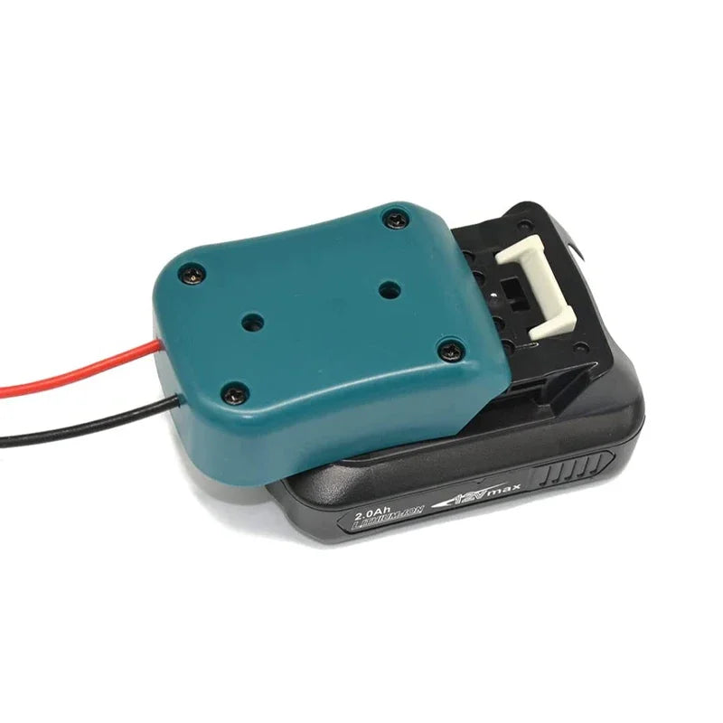 For Makita 10.8V-12V Li-ion Battery DIY Adapter Dock Power C