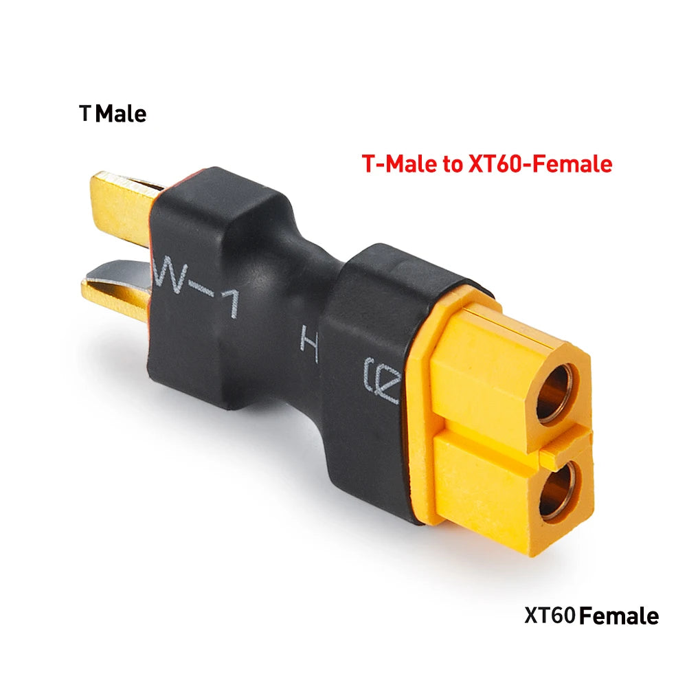YEAHRUN Adapter EC3 EC5 T TRX to XT60 T Deans Female Male Connectors Banana Plug RC Lipo Battery Control Parts DIY
