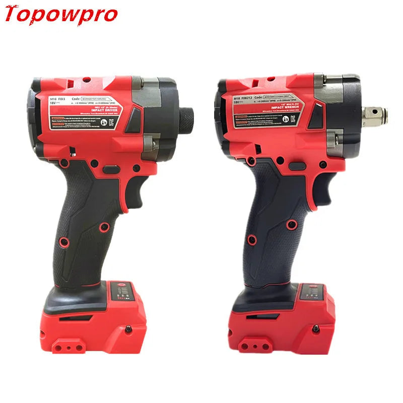 Compatible For Milwaukee 18V Battery Electric Cordless Wrenc