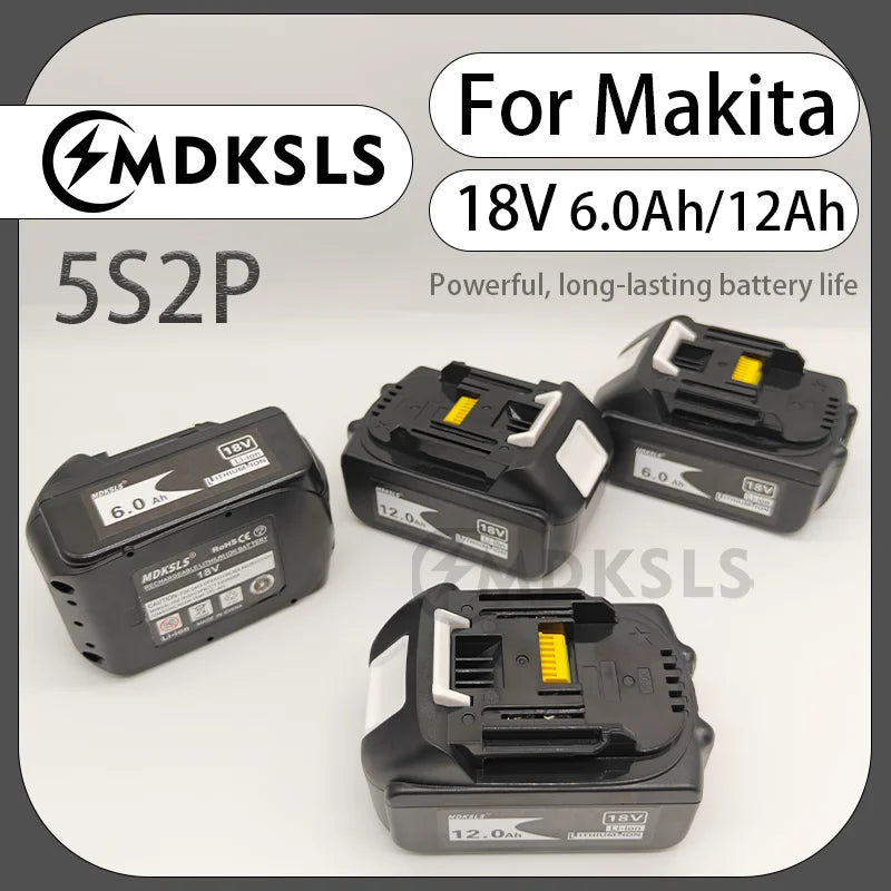 2026 NEW for Makita 18V 6/12Ah Rechargeable Power Tools Batt