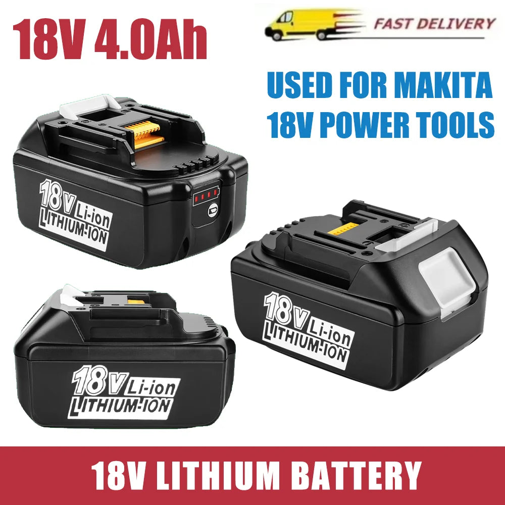 18V 4.0Ah Battery for Makita Rechargeable 18650 Lithium Ion 