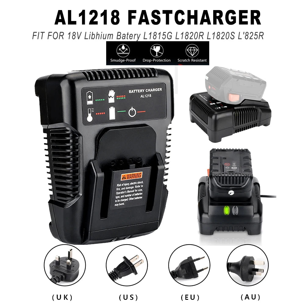AL1218 For 14.4V-18V 2A AEG Lithium Battery Charger Portable