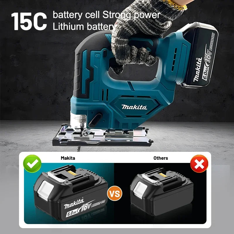 100% Original Makita Battery 18V 6.0Ah Rechargeable Battery 