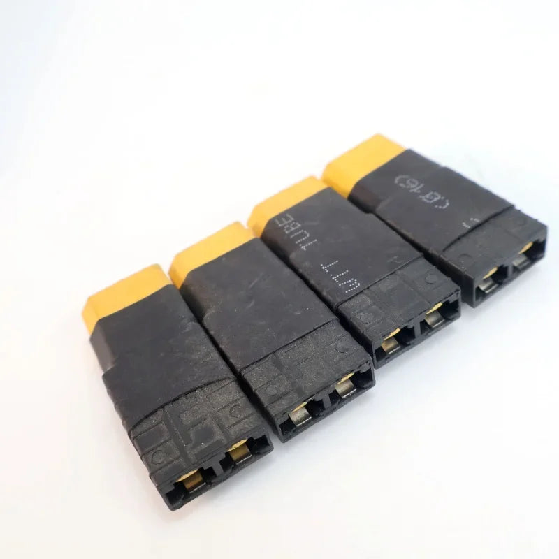 E Connectors Banana Plug RC Lipo Battery Control Parts DIY 4PCS Adapter TRX to XT60 Female Mal