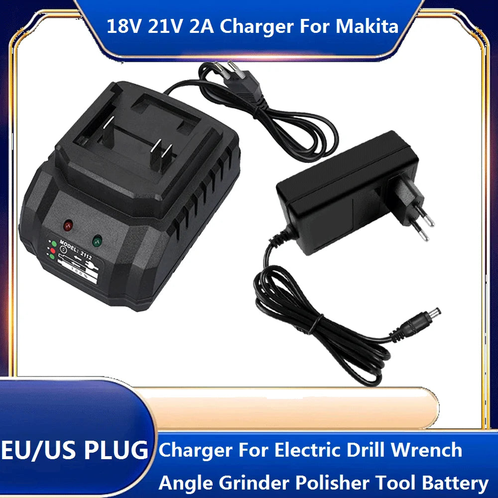 Li-ion Battery Charger 18V 21V 2A For Makita Power Tools Ele