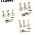 AXSPEED 4PCS 12mm Hex Wheel Hub Drive Adaptor Extension Colu