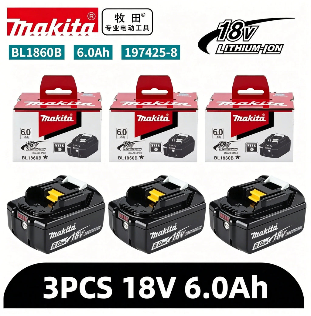 Original Makita18V Battery Compatible Makita 18V Power Tool DDF487 DGA404 DTW700 DTD173 Lithium-Ion Battery Replacement