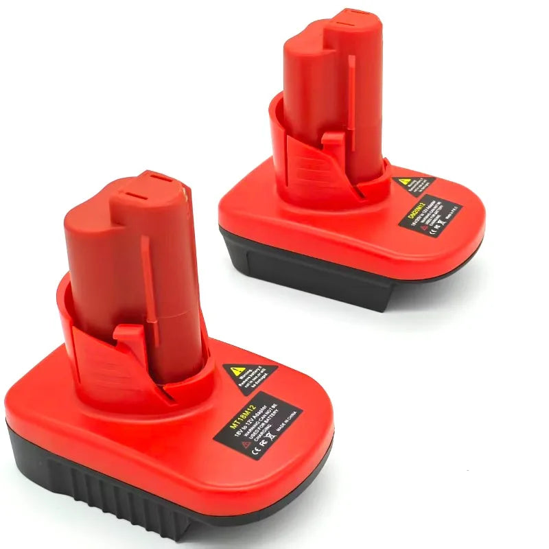 DM20M12 MT18M12 Adapter for Milwaukee/DeWalt/Makita 18V/20V 