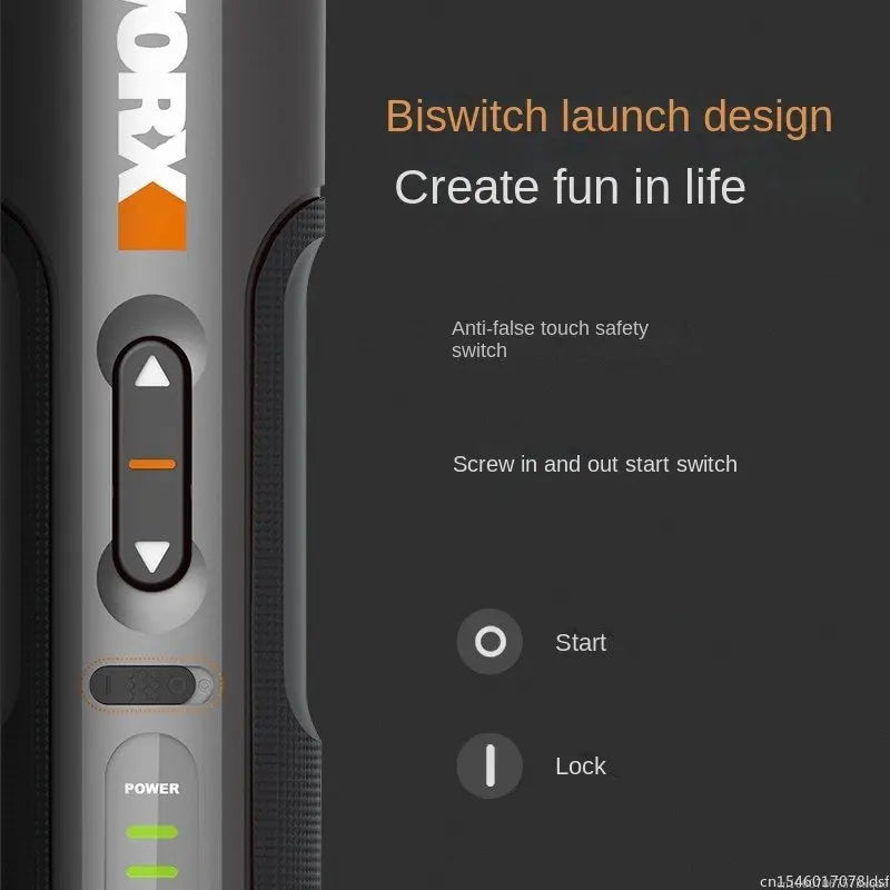 WORX WX242 Mini Electrical Screwdriver Set Smart Cordless El