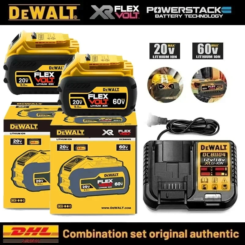 100% Authentic Dewalt 18V/20V 6000Ah Battery Li-lon Power To