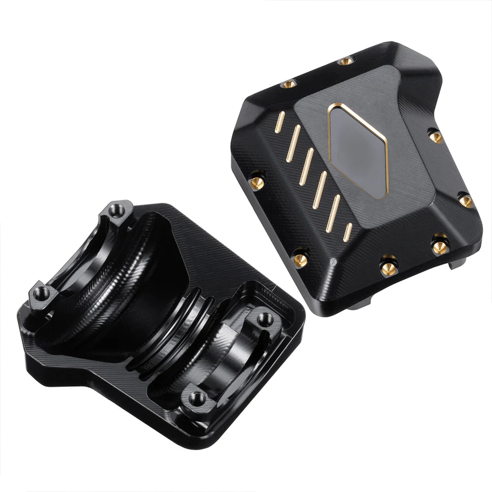 AXSPEED Brass Axle Housing Cover Differential Cover Counterw