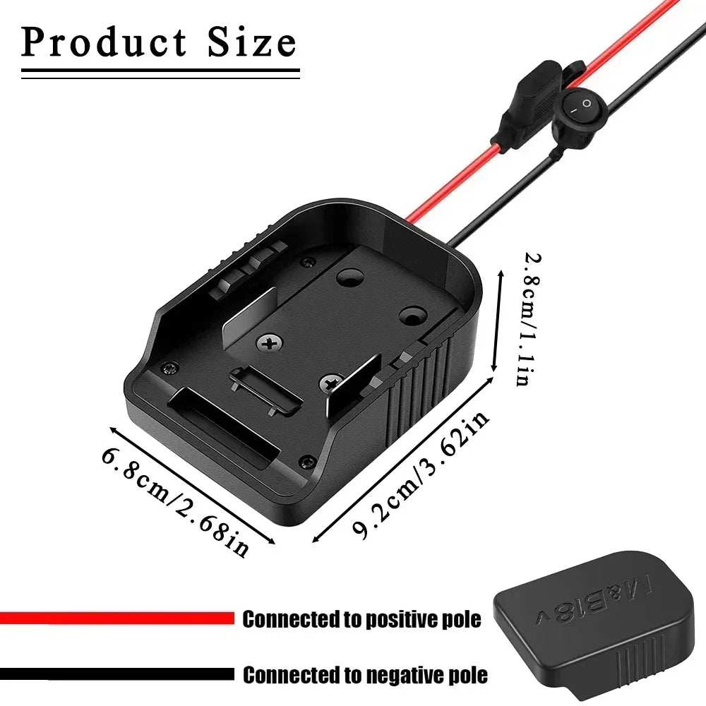 External Power Supply DIY Connector Adapter Converter For Ma