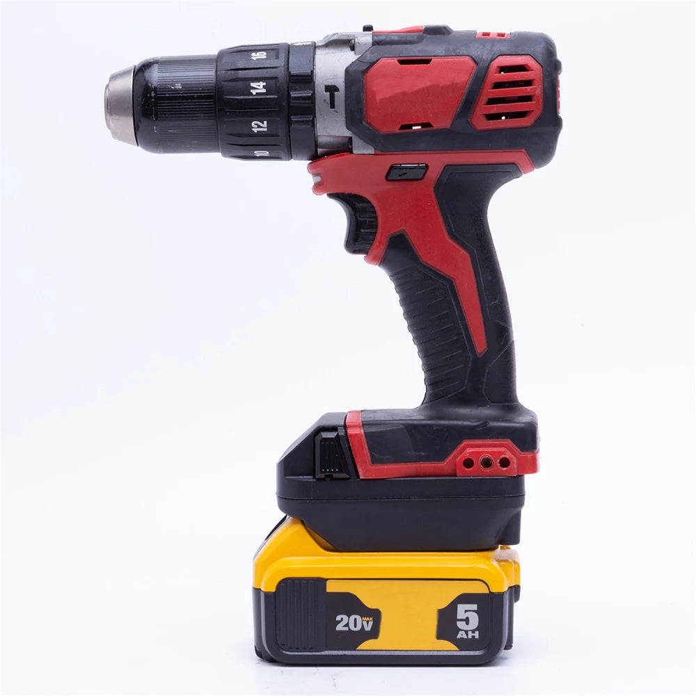 Battery Converter Adapter for DeWalt 18V Li-ion to for Milwa