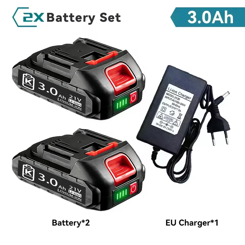 Rechargeable Lithium Battery 18V 21V MAX For Makita BL1830 BL1840 BL1850 High Capacity 3/6/9Ah Electric Power Drill Tool Battery