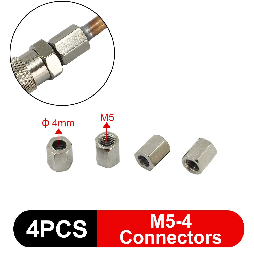 3mm/4mm Hose Hydraulic Copper Tube Welding M3/M5 Connector Bender Tool for RC Excavator Hydraulic Model Parts