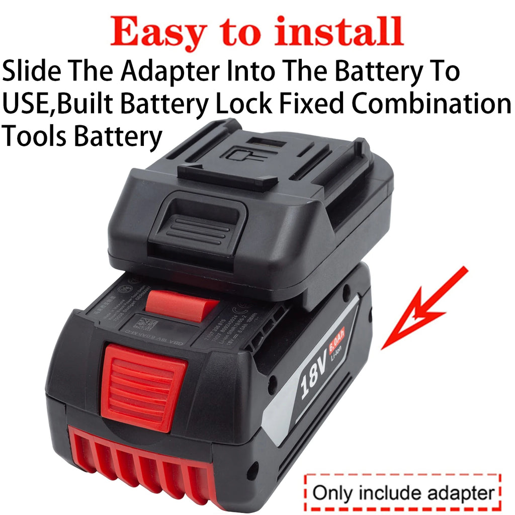 Battery Adapter Converter For Makita 18V LXT Li-ion Tool To 
