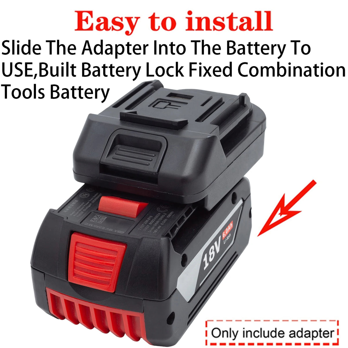 Battery Adapter Converter For Makita 18V LXT Li-ion Tool To 