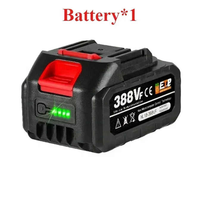 21V 388VF 15000mAh High Capacity Rechargeable Lithium Ion Battery for Makita 18V/21V Cordless Power Tools Replacement Battery