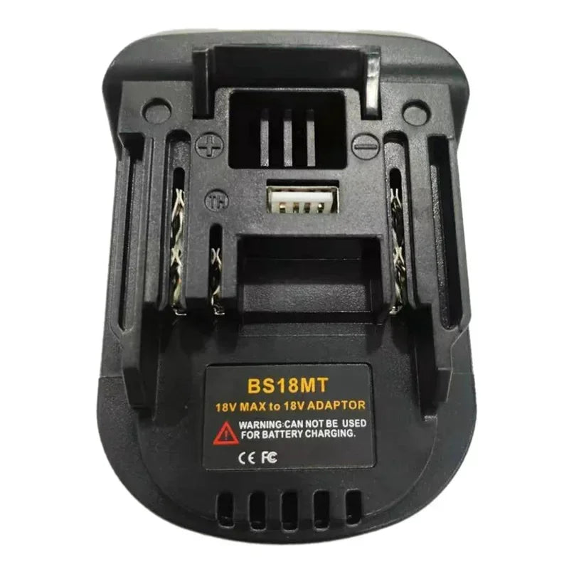 BS18MT Battery Adapter for Bosch 18V Li-Ion Batteries Converts Them Into Batteries Suitable for Use with Makita 18V Power Tools