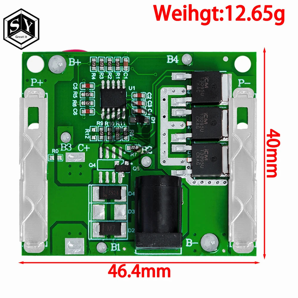 5S 21V 18V 18.5V 20A 3MOS Battery Charging Protection Board 